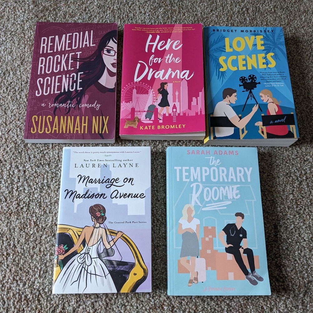 Contemporary Romance Fiction Book Lot